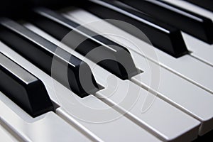 Close-up Piano Keys