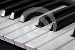 Close-up of Piano Keys