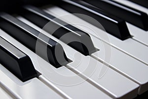 Close-up Piano Keys photo