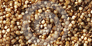 Close up of a pile of brown rice