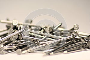 Pile of Nails lying on the Ground