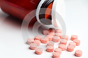 close up of pills, Medicines for health or treatment of illnesses