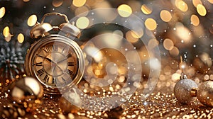 Close Up of Pine Tree With Red Berries