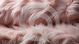 A close up of a pink fur background