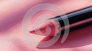 Close up of pink lipliner