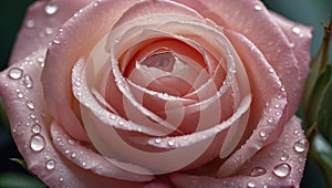 Close up of pink rose flower