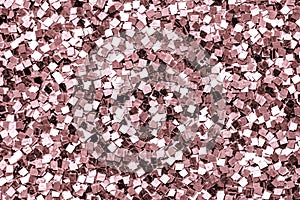 Close up of pink sequin background