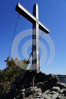 Close-up from the Pinnerkreuz at Cochem in Germany