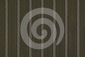 Close up of pinstriped fabric texture background.