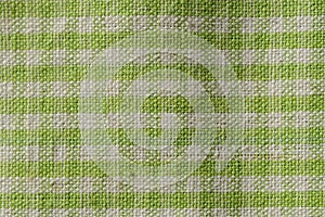 Close-up plaid fabric pattern texture and textile background
