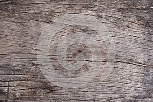 Close up Plank with old cracked patterns.