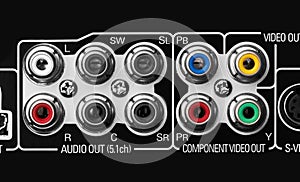 Close up of the plugs