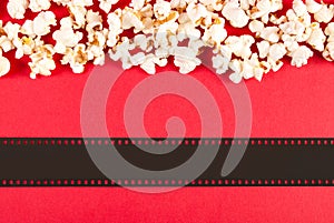 Cinematic Delights: Popcorn and Film Tape Extravaganza
