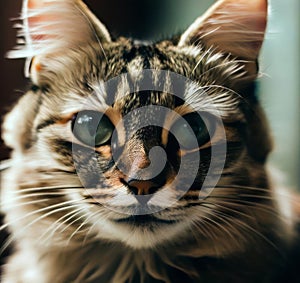 Intense Cat Gaze photo