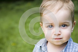 Close-up Portrait Of Kid