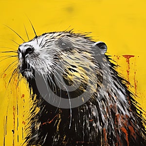 Close Up Portrait Of A Nutria By Bernard Buffet And Other Artists photo