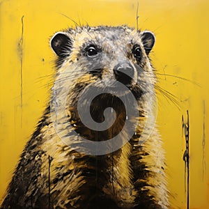 Close Up Portrait Of A Rock Hyrax By Bernard Buffet And More photo