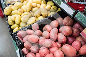 Close up of potatoes