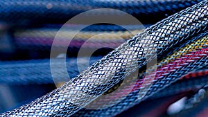 close up Power supply Wire macro photography