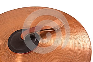 Close up of an prcussion cymbals