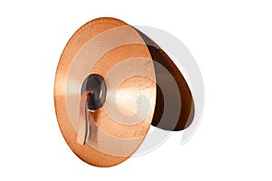 Close up of an prcussion cymbals