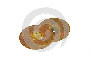 Close up of an prcussion cymbals