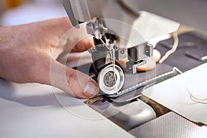 Professional sewing machine for leather work