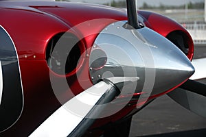 Close up of propeller