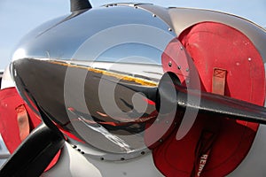 Close up of propeller