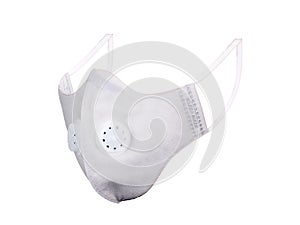 Close up of protection mask isolated on white background
