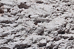 Close up of pumice stones at Campo de Piedra Pomez, Catamarca, Argentina photo