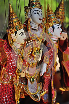Close-up Puppetry Art of Thai
