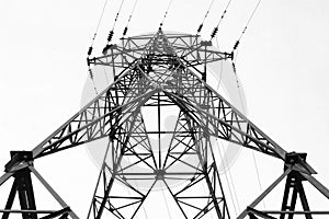 Close-up of pylon