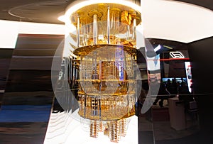 close up of a Quantum Computer