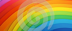 Close-Up of a Rainbow Colored Background