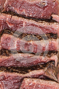 Close-up rare steak, meat steak texture