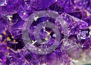 Raw Amethyst druse