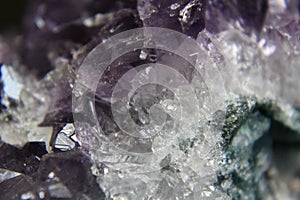 Raw Amethyst druse