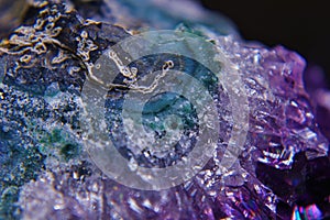 Raw Amethyst druse photo