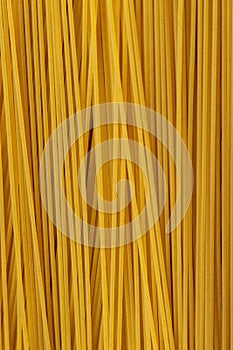 Close up of raw spaguetti photo