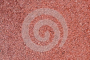 Close up of red asphalt road texture background