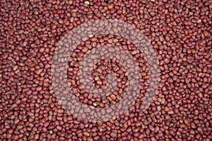 Close up Red Bean background