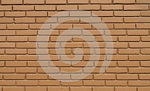 Close up red brick wall texture