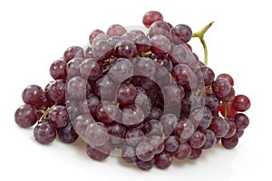 Close_up of red grapes