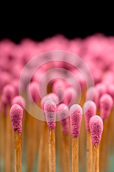 Close-up of a red matches