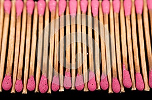 Close-up of a red matches