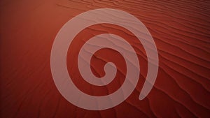 Close up of red sand texture background illustration with ripples