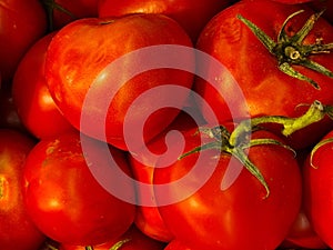 Close up of red tomatoes