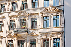 Close-up of a Renaissance building