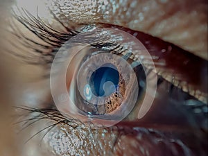 Exploring the depths of perception, this eye reflects the essence of individuality. ???? #SeeTheBeauty